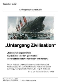 Produktbild: Anthroposophische Studien und Forschung / Untergang Zivilisation