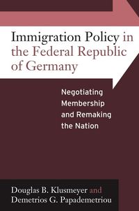 Produktbild: Immigration Policy in the Federal Republic of Germany