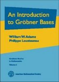 Produktbild: Adams, W:  An Introduction to Grobner Bases