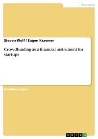 Produktbild: Crowdfunding as a financial instrument for startups
