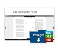 Produktbild: Das neue GmbH-Recht