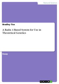 Produktbild: A Radix 4 Based System for Use in Theoretical Genetics