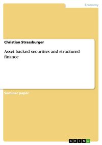 Produktbild: Asset backed securities and structured finance