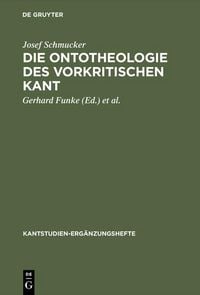 Produktbild: Die Ontotheologie des vorkritischen Kant