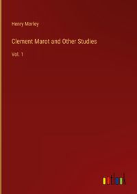 Produktbild: Clement Marot and Other Studies