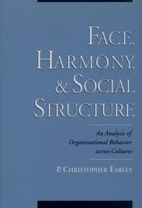 Produktbild: Face, Harmony, and Social Structure
