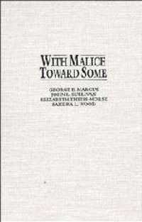 Produktbild: With Malice toward Some