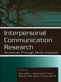 Produktbild: Interpersonal Communication Research