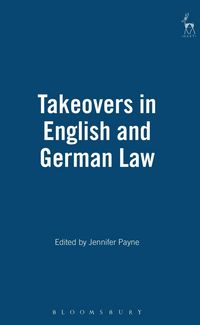 Produktbild: Takeovers in English and German Law