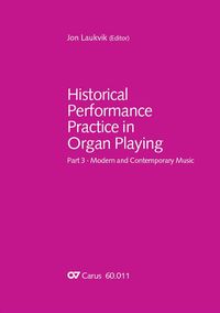 Produktbild: Historical Performance Practice in Organ Playing