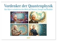Produktbild: Vordenker der Quantenphysik (Wandkalender 2027 DIN A3 quer), CALVENDO Monatskalender