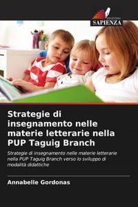 Produktbild: Strategie di insegnamento nelle materie letterarie nella PUP Taguig Branch