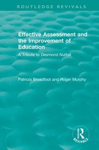 Produktbild: Effective Assessment and the Improvement of Education