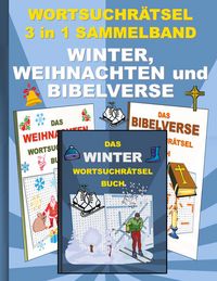 Produktbild: Wortsuchr&auml;tsel 3 in 1 Sammelband Winter, Weihnachten und Bibelverse