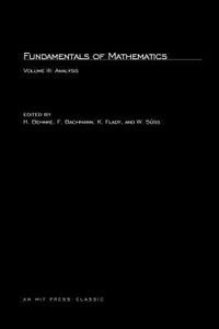 Produktbild: Fundamentals of Mathematics, Volume 3: Analysis