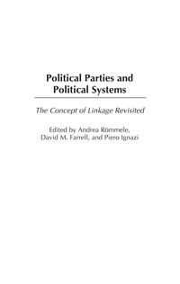 Produktbild: Political Parties and Political Systems