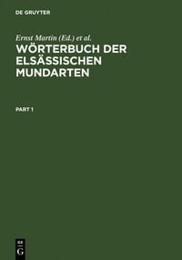 Produktbild: W&ouml;rterbuch der els&auml;ssischen Mundarten