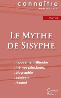 Produktbild: Fiche de lecture Le Mythe de Sisyphe de Albert Camus (Analyse littéraire de référence et résumé complet)