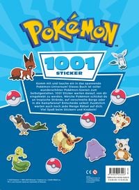 Pokémon: 1001 Sticker' von 'Pokémon' - Buch - '978-3-8332-4322-6