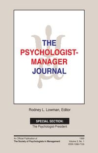 Produktbild: The Psychologist-Manager Journal