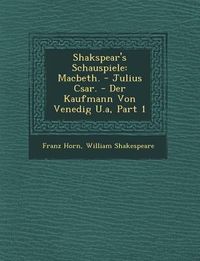 Produktbild: Shakspear's Schauspiele