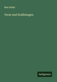 Produktbild: Verse und Erz&auml;hlungen