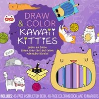 Produktbild: Draw & Color Kawaii Kitties Kit