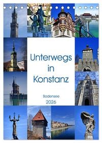Produktbild: Unterwegs in Konstanz (Tischkalender 2026 DIN A5 hoch), CALVENDO Monatskalender