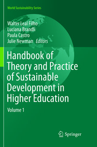 Produktbild: Handbook of Theory and Practice of Sustainable Development in Higher Education