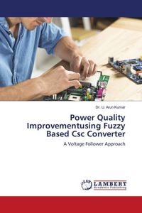 Produktbild: Power Quality Improvementusing Fuzzy Based Csc Converter