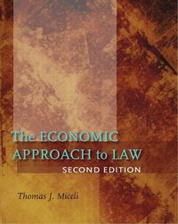 Produktbild: Economic Approach To Law 2nd /