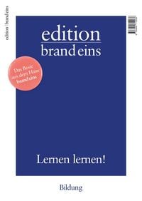 Produktbild: Edition brand eins: Bildung