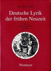 Produktbild: Hans-Georg Kemper: Deutsche Lyrik der fr&uuml;hen Neuzeit / Liebeslyrik