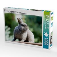 Produktbild: CALVENDO Puzzle Ein Motiv aus dem Kalender Kaninchen - knuddelige Hausgenossen | 1000 Teile Lege-Gr&ouml;&szlig;e 64x48cm Foto-Puzzle f&uuml;r gl&uuml;ckliche Stunden
