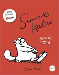 Bild vom Artikel Simons Katze Tagesabreißkalender 2024. Abreiß-Kalender für alle Simons Cat-Fans. Tischkalender 2024 mit lustigen Episoden aus dem typischen Alltag vom Autor Simon Tofield