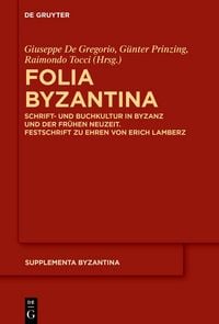 Produktbild: Folia Byzantina