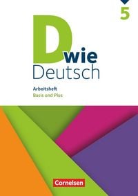Produktbild: D wie Deutsch 5. Schuljahr - Arbeitsheft mit L&ouml;sungen