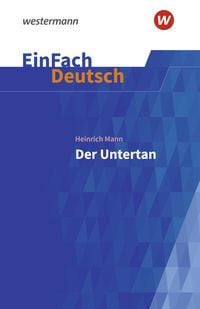 Produktbild: Der Untertan. EinFach Deutsch Textausgaben