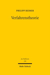 Produktbild: Verfahrenstheorie