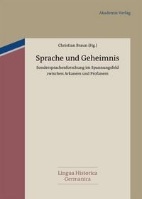 Produktbild: Sprache und Geheimnis