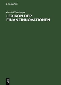 Produktbild: Lexikon der Finanzinnovationen