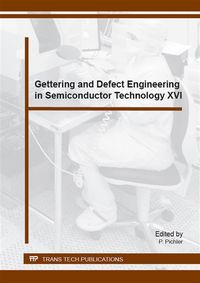 Produktbild: Gettering and Defect Engineering in Semiconductor Technology XVI