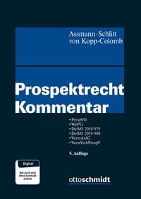 Produktbild: Prospektrecht Kommentar