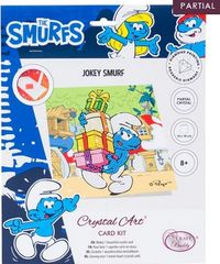 Bild vom Artikel Craft Buddy CCK-SMRF503 - Crystal Art Card Kit, Jokey Smurf, 18x18cm, Die Schlümpfe Kristall-Kunstkarte, Diamond Painting vom Autor 