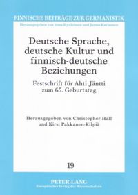 Produktbild: Deutsche Sprache, deutsche Kultur und finnisch-deutsche Beziehungen
