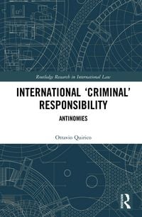 Produktbild: International 'Criminal' Responsibility