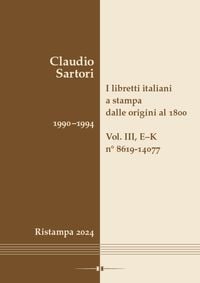 Produktbild: I libretti italiani a stampa dalle origini al 1800. Catalogo analitico con 16 indici