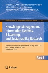 Produktbild: Knowledge Management, Information Systems, E-Learning, and Sustainability Research