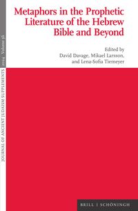 Produktbild: Metaphors in the Prophetic Literature of the Hebrew Bible and Beyond