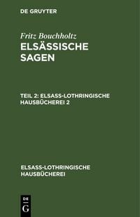 Produktbild: Els&auml;ssische Sagen. Teil 2
